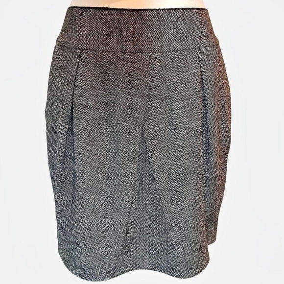 NWT Banana Republic Preppy Tailored Wool Petite Skirt Holiday Christmas Gift New - Picture 3 of 10